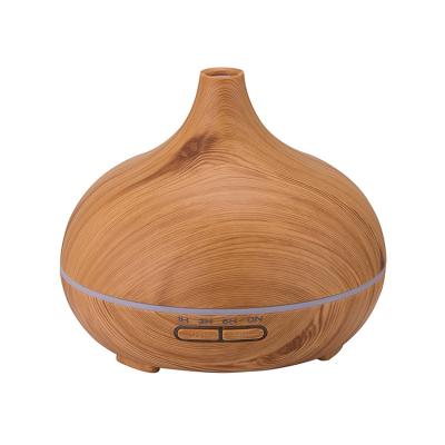 China Car Wooden Desktop Ultrasonic Humidifiers Timing Humidifier Grain 300ML USB Mist Sprayers Cool Water for sale