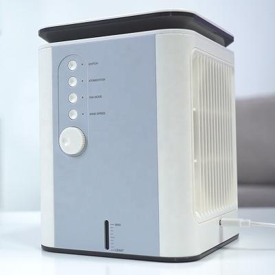 China Hotel Water Cooling Fan Humidifier Purifier Conditioning Usb Mini Rechargeable Air Conditioner for Home Office for sale