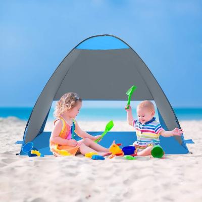 China Pop Up Tent Shack Outdoor Instant Portable Automatic Pop Up Beach Tent Anti UV Sun Shelter For Kids for sale