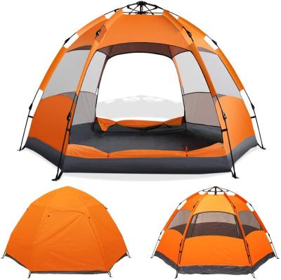 China New Design 3-5 Person Foldable Dome Tent Diagonal Tying Type Automatic Tent Easy Quick Setup Pop Up Tents For Camping for sale