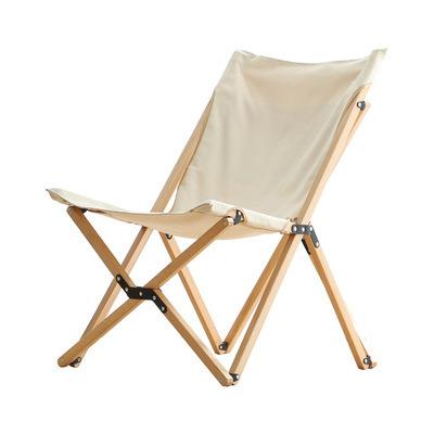 China Folding Easy-carry Outdoor Wooden Camping Chairs For Adults / Kids for sale