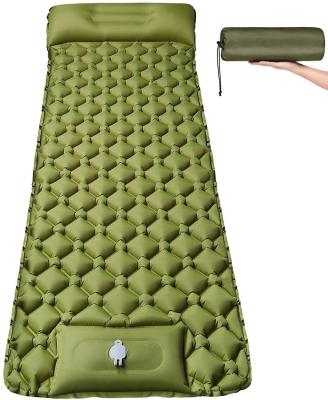 China Comfortable.Lightweight Ultralight Camping Pad With Foot Pump Thick Waterproof Sleep Mat For Camping Hiking Tent Backpacking Outdoor Air Mattress for sale