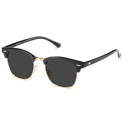 China Fashion Rm Semi Square PC Lens Uv400 Lenses Unisex Polarized Eyewear Sunglasses Custom Rimless Recycling Men for sale