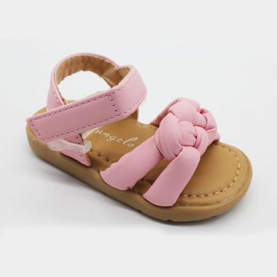 China New Styles Children Flat Sandals Summer Baby Infant Toddler Shoes Girls Soft Unique Hollow Breathable Sandals for sale