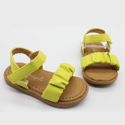 China Fashion Flat Children's Sandals Girls Beach Shoes Buckle Baby Sandals Outdoor Kids Non Slip Flat Shoes for sale