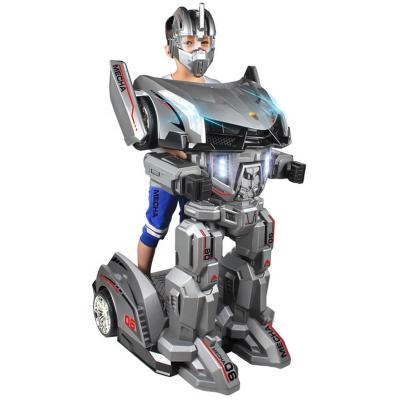 China Ride On Toy Fashion Newest Design Ramo Double Motors Knight 2 Batteries Ride On 3 Speed ​​Robot Ride On Toy Car for sale