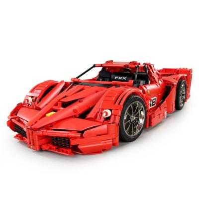 China King 13085 Educational Multi-channel Plastic Building Block Sets DIY Toy Birthday Gifts Block Toys 1:8 Sports Car Mold FXX18 Building Toy for sale