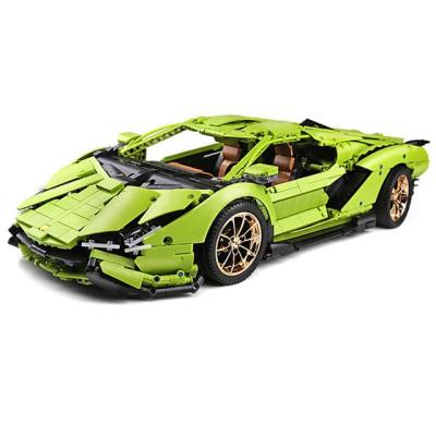 China 3868pcs Engineering Style Simulation Sports Car Toy Building Blocks Model Building Blocks Plastic Super Remote Control Car Plastic Model Building Toy 3868pcs for sale