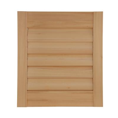 China Easy Clean China Factory Direct Source Natural Basswood Plantation Shutter Jalousie for sale