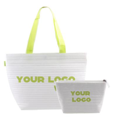 China Wholesale portable reusable eco friendly custom preusable non woven bags handled design logo non woven fabric shopping bags with logo for sale