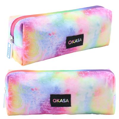 China Fashionable factory wholesale waterproof soft sided novelty and colorful pen bag makeup bag can store stationery and cosmetics for sale