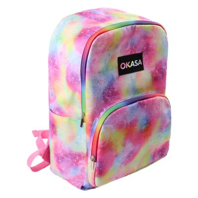 China Waterproof Customized Color Patterned RPET Material With Waterproof Layer Is Used To Store School Books And Daily Supplies School Bag for sale