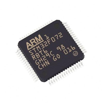 China New and original standard in electronic components common integrated circuit IC STM32F072RBT6 LQFP-64 for sale