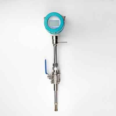 China Measuring Type Stainless Steel Thermal Mass Air-to-Gas Thermal Gas Digital Sensor Flowmeter Insertion Mass Flow Meter for sale