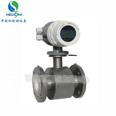 China High Quality PTFE/PFA/F46/Neoprene/Polyurethane Water Flow Meter Digital Magnetic Wastewater Flow Meter 4-20mA China for sale