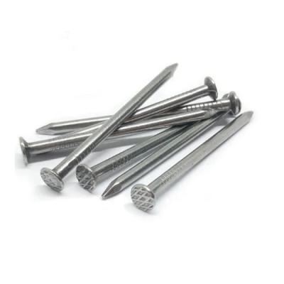 China Common wire nail tip making 2.5x50mm flat round nails 25x1.6mm 3.5x80mm for building construction for sale