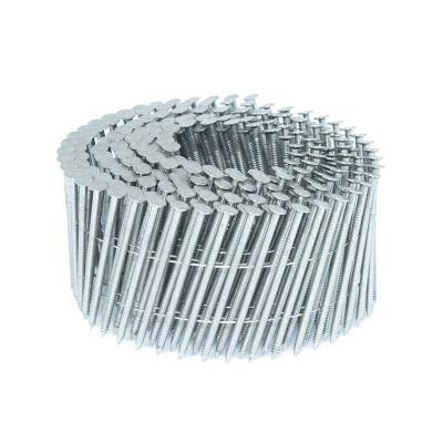 China Flat 3 in. X 0.120 in. Metal Pallet Coil Nails Clavo Rolado Rollo De Clavo (2700 Per Box) for sale