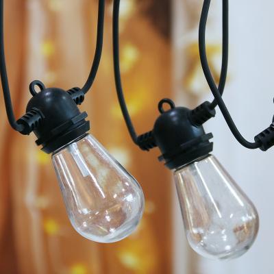 China Low price christmas decoration outdoor IP44 E27 10L led light Edison bulb LED string light for garden christmas fairy lights for sale