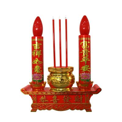 China Wholesales candle lights LED electronic censer simulated battery candles products for buddhist sacrifice for sale