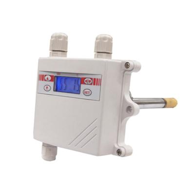 China Hot sale DC24V duct rack modbus temperature humidity sensor transmitter for temperature monitor Housing: ABS100x68x50mm; probe+sleeve 12x190mm for sale