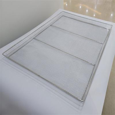 China Stored Tray Perforated Rectangular Perforated Oven Tray High Temperature Resistance With 304 Holes Industrial Tray for sale