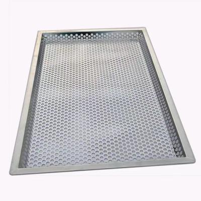 China Sustainable Flat Oven Unit Rack Reusable Stainless Steel Oval Tray for sale