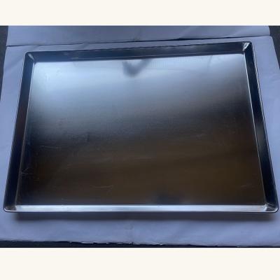 China Sustainable Factory Hotel High Quality SS304 Restaurant Baking Tray Stainless Steel Food Serving Tray for sale