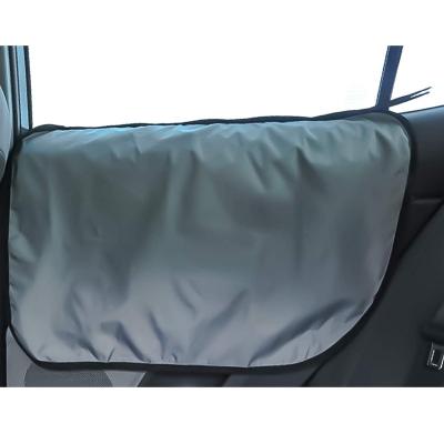 China Durable Waterproof Machine Washable Pet Car Door Cover with Flexible Plastic Tags for Cars, Trucks and SUVs for sale