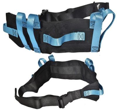 China Physiotherapy Patient Transfer Gait Belt With Handle Lift Strap Handle for sale