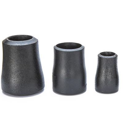 China Gas Pipeline Carbon Steel Reducer Black Eccentric Concentric Reducer Pipe Fittings Butt Weld Reducer for sale