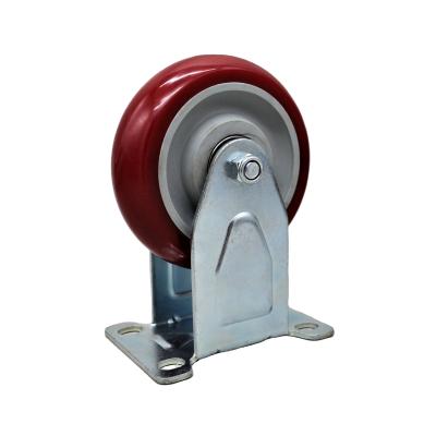 China swivel & STARDRAWING PU 3 4 Rigid 5 Inch Caster Wheel for sale