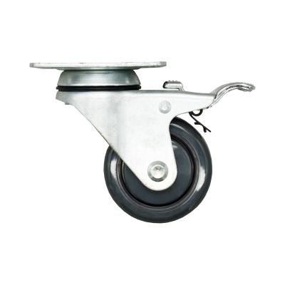 China Reference Data Sheet SS 75mm 3 Inch Plastic Wheel Caster With Brake for sale