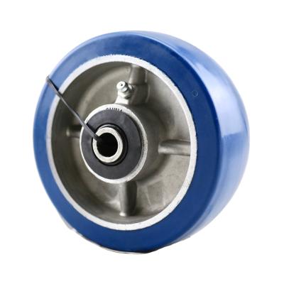 China Others SS 6 Inch 150 Mm Thick Polyurethane Wheel Caster Heavy Duty for sale