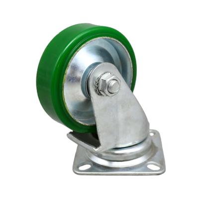 China Other SS Swivel 4 Inch PU Caster Wheels Light Heavy Duty Japanese for sale