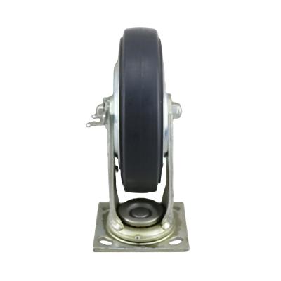 China Multi function ss 200 mm rubber wheels 8 inch tpr caster wheel for sale