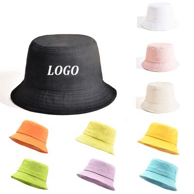 China Custom Logo Printed Fisherman Bucket Hat Yiwu Fashion WD-A13 Patch Bucket Hat Custom Hats for sale