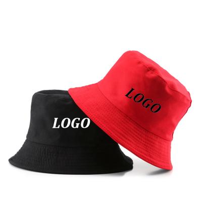 China WD-A16 Custpm Fashion Private Label Designer Reversible Bucket Cap Unisex Adult Custom Bucket Hat for sale