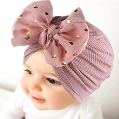 China WD-A66 Fashion Toddler Bow Hat Wrap Head Hat for Boys and Girls Bulk Wholesale Baby Hat for sale