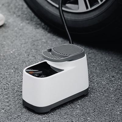 China Heavy Duty Portable Metal-Air Tire Pump Car Tire Inflator 90W Car Tire Pump Power Indicator 12V 150PSI Auto Motorcycle Bike Dent Tool for sale