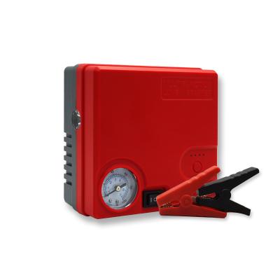 China All In One Built-in Portable Jump Starter Car Air Compressor Tire Inflator Car Electric Pump for sale