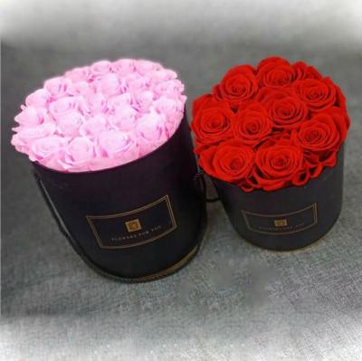 China China Natural Factory Contact High Quality Hot Selling Wholesale Preserved Flower in Swi Round Eternal Rose for sale