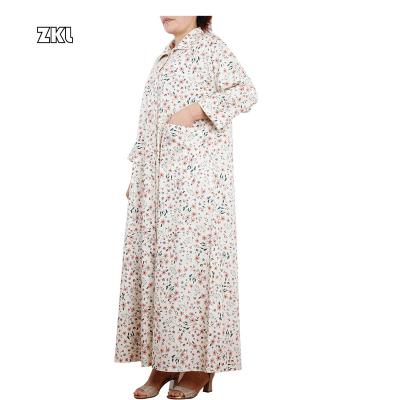 China Anti-Wrinkle Long Robe Muslim Arabian Robe Oriental Robe Muslim Women With 8 Point Sleeve Islamic Maxi Dress for sale