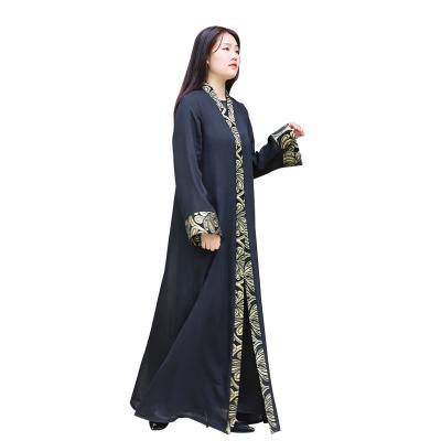 China Alnoor Middle East Kimono Clothing Long Cardigan Arab Dubai Women's Long Robe Luxury Islamic Robe Islamic Maxi Dress for sale