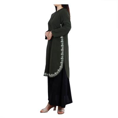 China Hot-selling Formal Casual Daily Embroidery Women's Clothing Kaftan Traditional Muslim Abaya Muslim Long Dresses A-Line Skirt Suit For Office Women for sale