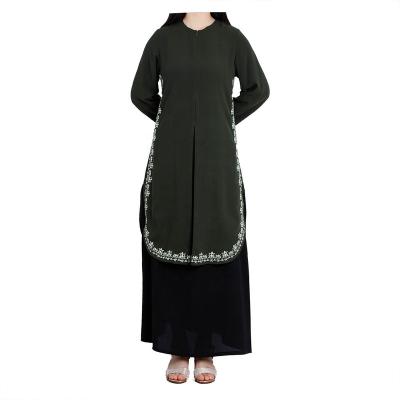 China Hot-selling Daily Casual Formal Embroidery Prayer Dress Muslim Traditional Islamic Clothing A-line Skirt Suit Long Dress For Office Women Dress for sale