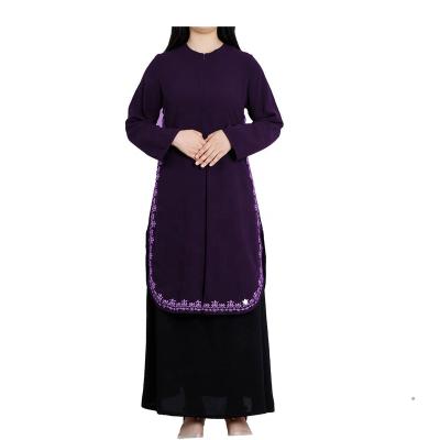 China Hot Selling Traditional Muslim Embroidered Clothing Formal Casual Daily India And Pakistan Clothing One Line Skirt Suit For Office Women Dress for sale