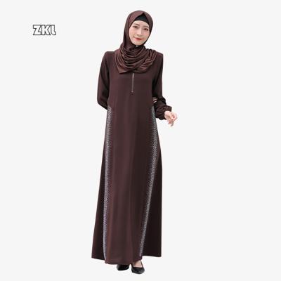 China Long Sleeve Muslim Islamic Muslim Style Formal Casual Daily Ethnic Dress Fashion Women's Fashion Bag for sale