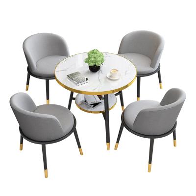 China New Design Used Restaurant Furniture Cafe Wooden Tables And Chairs Sets Round Table Chair Table Industrial Style Dining Chair for sale