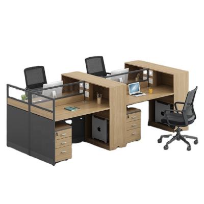 China combination simple modern screen financial workstation office furniture Staff office desk for sale