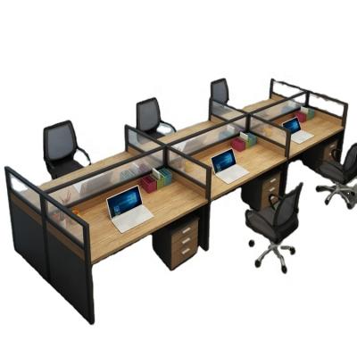 China office furniture staff partition workstation combination modern staff Screen office desk and chair for sale